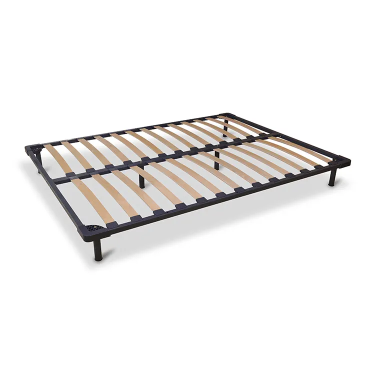 Factory Direct Simple Wood Slats Bed For Bedroom Furniture