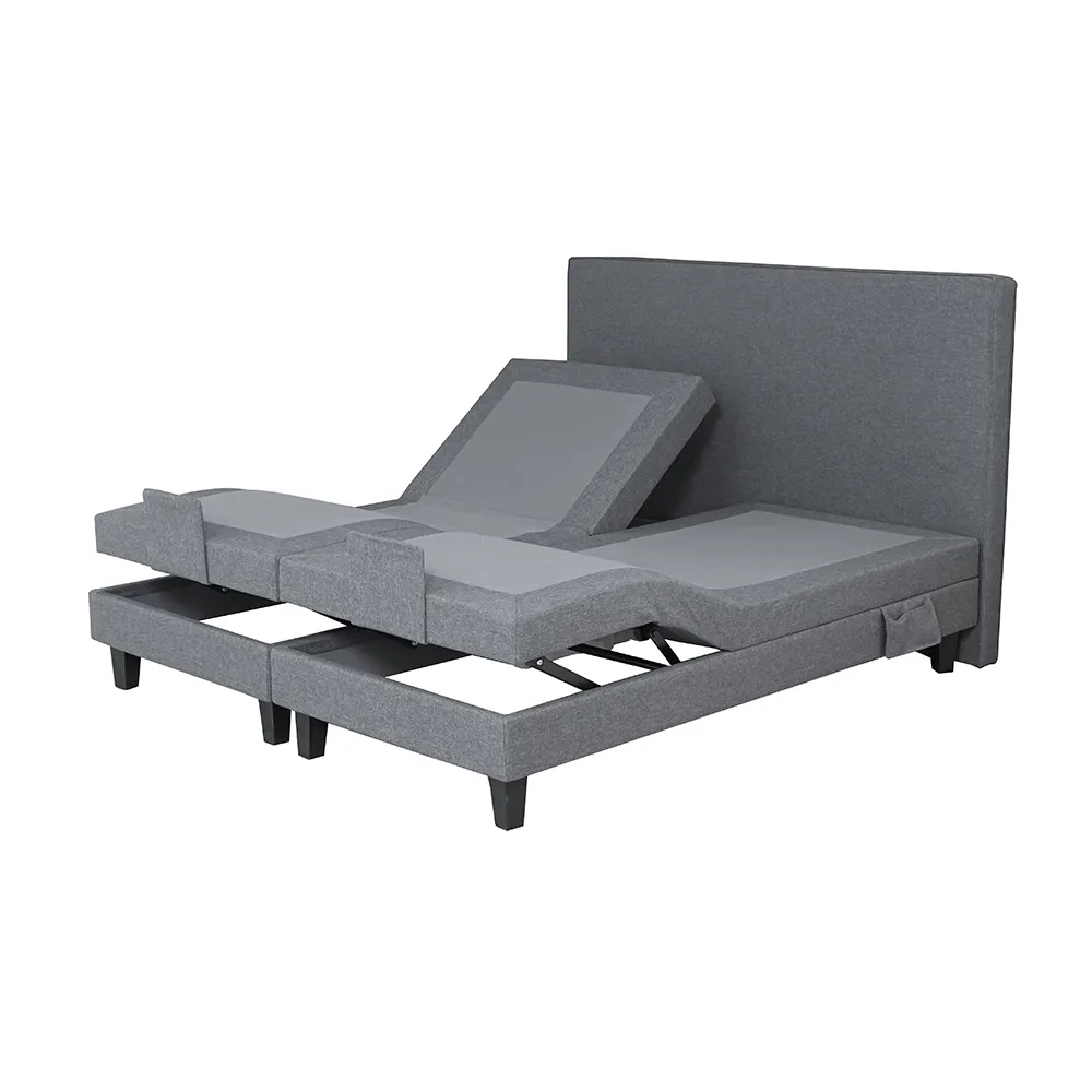 Electric Adjustable Bed Frame Factory, King Size Electric Adjustable Bed Frame With Massage